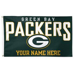 Packers Personalized 3 x 5 House Flag