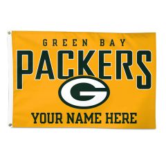 Packers Personalized 4 x 6 House Flag