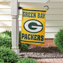 Packers Sublimated Embossed Suede Garden Flag