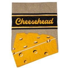 Cheesehead&reg; Shaped Garden Flag