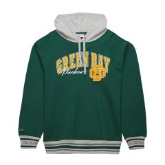 Packers Mitchell & Ness GB Interlock Fleece Hoodie