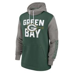 Packers Nike Fashion Color-Blocked PO Hoodie