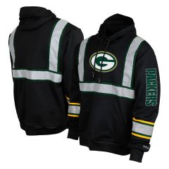 Packers Hi-Vis Safety Black Hoodie