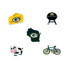Packers FOCO Local 5-Pack Team Clog Charms