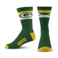 Packers Youth 2-Stripe Sock