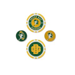 Packers Wincraft Throwback Golf Ball Marker Set