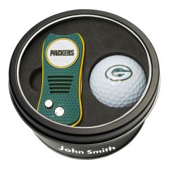 Packers Personalized Switchblade w/Golf Ball Set