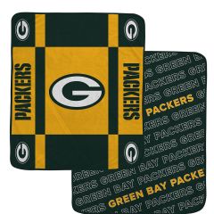 Packers Reverse Block 2-Sided Throw Blanket