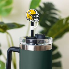 Packers FOCO 3-Pack Straw Toppers