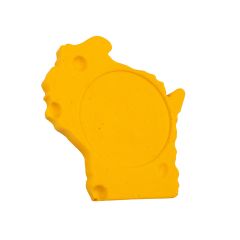 Cheesehead&reg; WI State Coaster