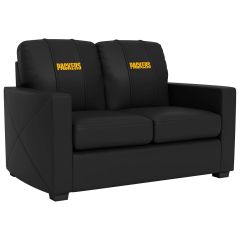 Packers Wordmark Silver Loveseat