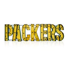Packers Lighted Recycled Metal Sign