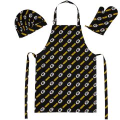 Packers BBQ Apron Accessory Set