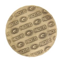 Packers Personalized Bronze Pattern Coaster