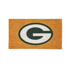 Packers Colored Logo Coir Door Mat