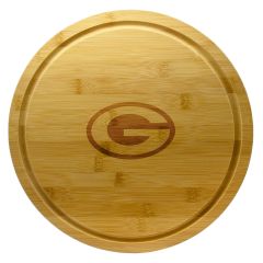 Packers Timeless Etched Bamboo Lazy Susan