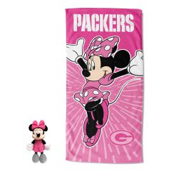 Packers Minnie Mouse Hugger With Towel