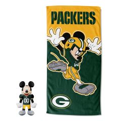 Packers Mickey Mouse Hugger With Towel
