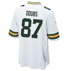 #87 Romeo Doubs Nike Away Game Jersey