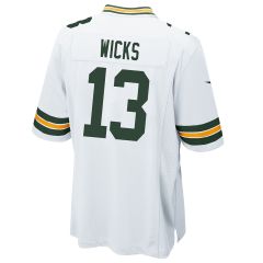 #13 Dontayvion Wicks Nike Away Game Jersey