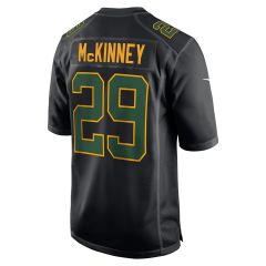 #29 Xavier McKinney Nike Black Fashion Game Jersey