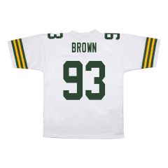 Mitchell & Ness #93 Brown Throwback Away Jersey