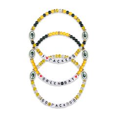 Packers 3-Pack Friendship Bracelet Set