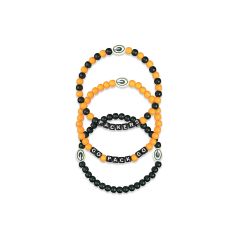 Packers FOCO 3-Pack Friendship Bracelet Set