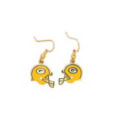 Packers Wincraft Helmet J-Hook Earrings