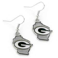 Packers Home State Dangler Earrings