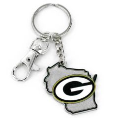Packers State Heavy-Weight Key Chain