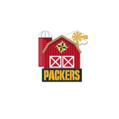 Packers Red Barn Pin