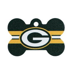 Packers Engravable Bone Tag
