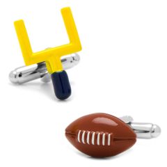 Packers Football & Goal Post Cufflinks