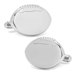 Packers Engravable Football Cufflinks