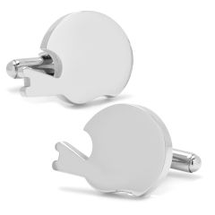 Packers Engravable Helmet Cufflinks