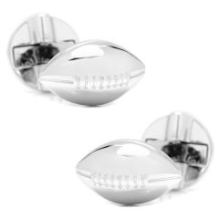Packers 3D Sterling Silver Football Cufflinks