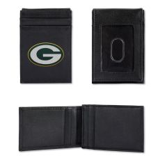 Packers Embroidered Front Pocket Leather Wallet