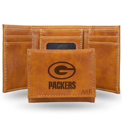 Packers Personalized Tri-Fold Wallet