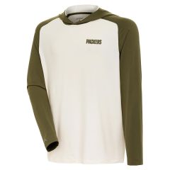 Packers Antigua Intrepid Hooded Top