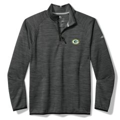 Packers Tommy Bahama Palm Pro 1/2 Zip Top