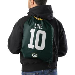 Packers FOCO #10 Jordan Love Drawstring Bag