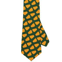 Cheesehead&reg; Printed Silk Tie