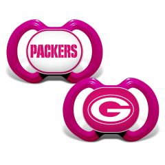 Packers 2-Pack Pink Pacifiers