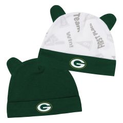 Packers Infant Baby Bear 2-Piece Knit Hat Set