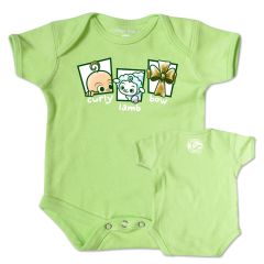 Lambeau Field Infant Curly Lamb Bow Bodysuit