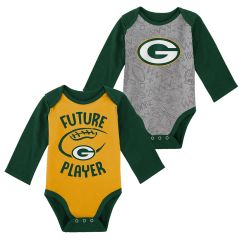 Packers Newborn Playtime 2-Pack Bodysuit Set