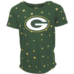Packers Infant Girls Shimmer Star Drop T-Shirt
