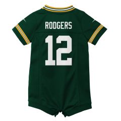 #12 Rodgers Nike Newborn Romper Jersey