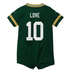 Packers Newborn #10 Love Home Game Romper Jersey